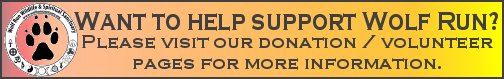 Want to help support Wolf Run